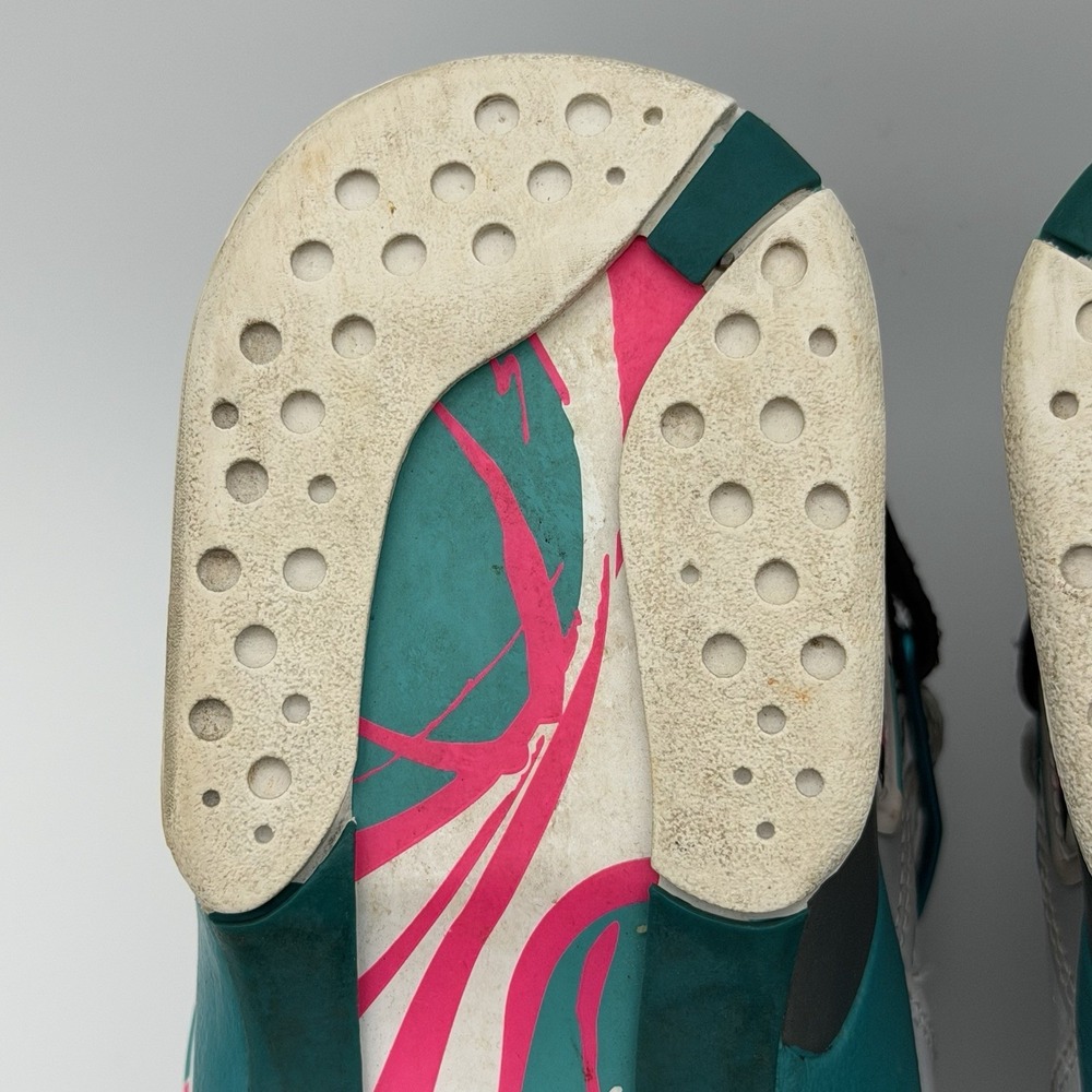 Air Jordan 8 Retro GS South Beach White Turbo Green 305368-113 Size 6Y Women 7.5 - Picture 13 of 14